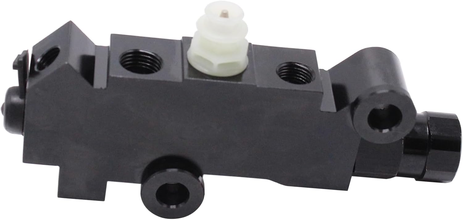 PV2 Black Aluminum Proportioning Valve Disc/Drum Disc Front Drum Rear Brake Fits for 1978-1987 Chevy GMC Full Size Truck