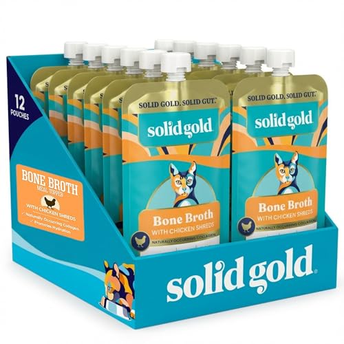 Solid Gold Bone Broth Cat Food Topper - Limited Ingredient