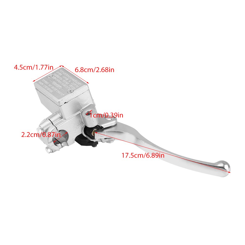 ATV Brake System Components Front Right Brake Master Cylinder For Yamaha ATV - Fits Bear Tracker, Big Bear, Grizzly Models YFM250 YFM400 Brake Master Cylinder - Foto 3