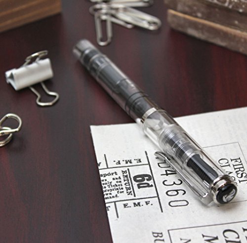 Pelikan M205 EF Fountain Pen, Extra Fine Point, Demonstrator, Classic, Inhalation Type, Limited Edition - Additional View