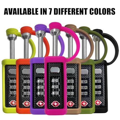 Image of LAFENLIN TSA Approved Firearm Travel Case Locks, Gun Case Hard Pistol Cases Lock Gun Carrying Case Lock, Cut-Proof Case TSA Padlocks for Rifles /Revolver /Handgun /Camera Hard Cases