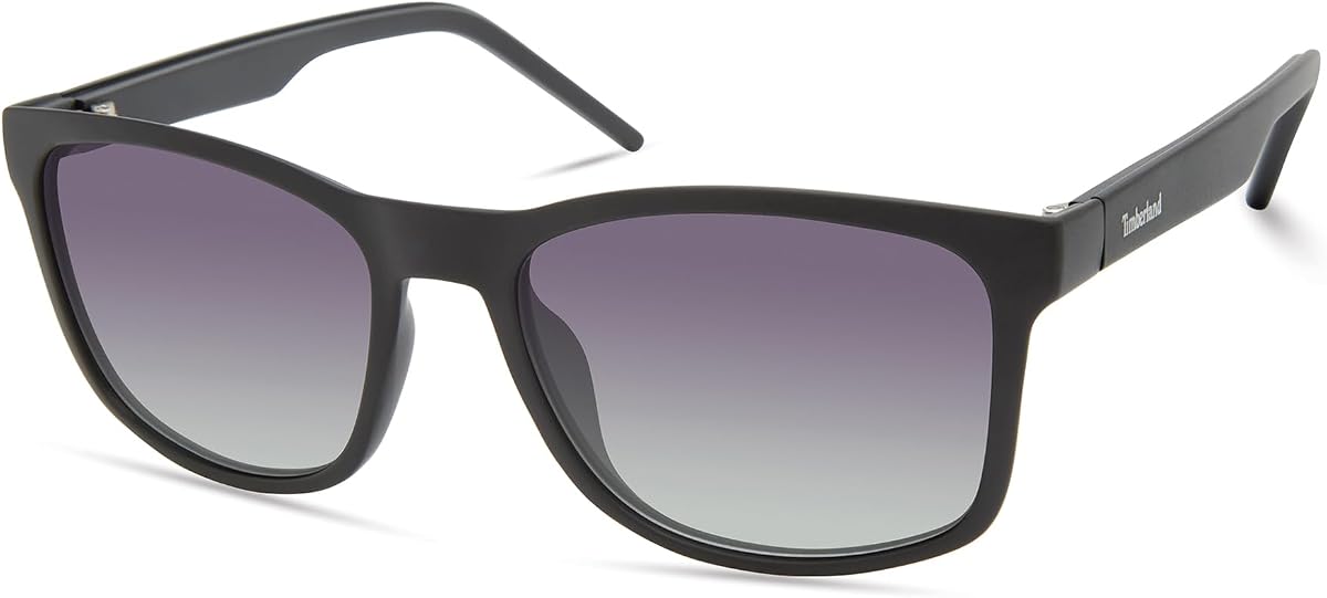 Timberland Gafas de sol cuadradas cuadradas para hombre