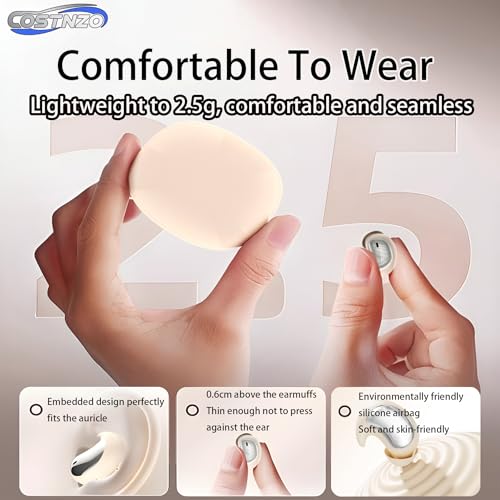 Costnzo Efficient Noise Cancelling Sleep Earbuds for Side Sleepers (Skin) - image 5