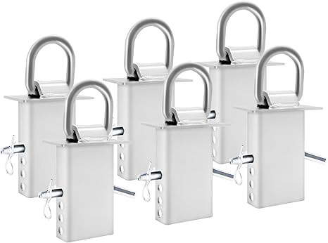 New Trails and Ys in Production 10 51mLhCVaZ5L. AC SX466 6Pack Trailer D Ring Stake Pocket Utility Car Trailer Accessories Trailer Tie Down D Ring Pocket Hook Silver