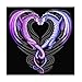 MXJSUA 5D DIY Diamond Painting by Number Kit Round Dril Beads Crystal Rhinestone Embroidery Cross Stitch Picture Supplies Arts Craft Wall Sticker Decor Dragons 12x12In