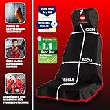 Pro2Protect [2X Test SEHR GUT] Autositzschoner Vordersitze | WASSERDICHT | 1er Set | Autositzbezüge Sitzauflage Sitzbezüge Auto | Schonbezug vorne Autositzauflage Sitzschoner Auto Zubehör Innenraum