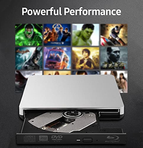 Graveur BD-RE CD DVD RW externe USB 3.0 pour PC et PC portable