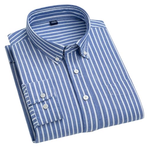 Chemise Oxford homme coupe ajustée respirante boutonnée unie