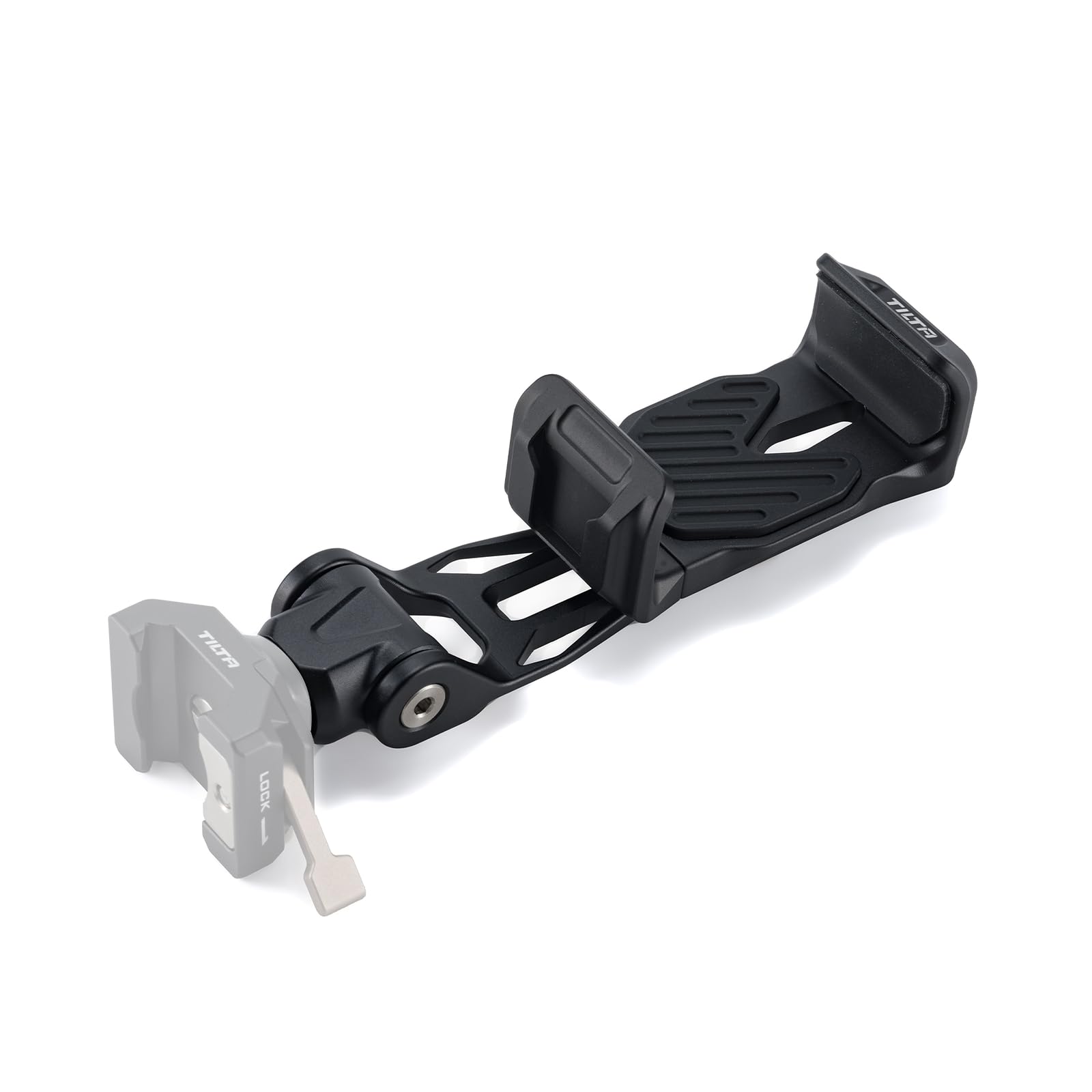 Tilta Stativ-Telefonhalterung mit 1/4"-Gewinde, Handy-Klemmhalterung, 360° drehbar und 180° neigbar, verstellbare Telefonhalterung für Kameras (ohne Adapter) - Schwarz TA-PMB5-NM-B