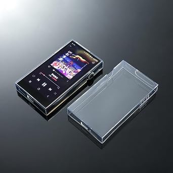 Soft Clear TPU Protective Skin Case Cover for iRiver Astell&Kern A&Futura SE300 with Front Screen Protector Tempered Glass Clear