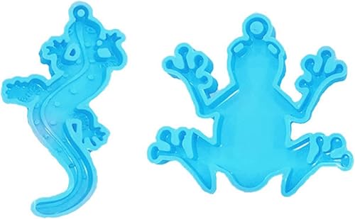 Miniatura 2 de Molde de silicona para vela de geckorana 3D, molde de resina epoxi, bricolaje, joyería, colgante, herramientas, manualidades, suministros de yeso,