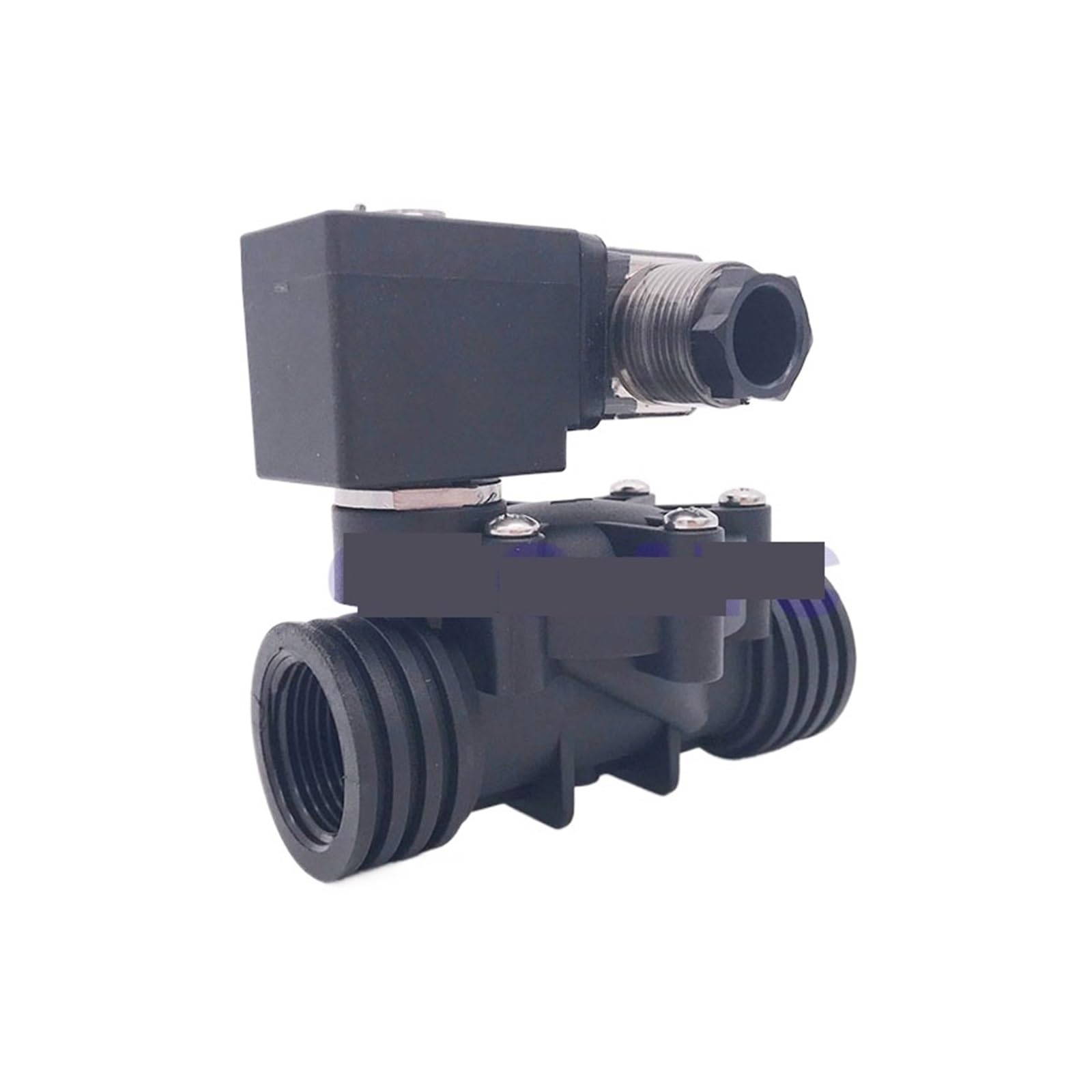 Électrovanne eau 1/2 en plastique PP-15 FKM 12V 2 voies