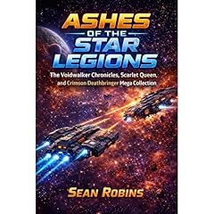 Ashes of the Star Legions: The Voidwalker Chronicles, Scarlet Queen, and Crimson Deathbringer Mega Collection Audiolibro Por Sean Robins arte de portada