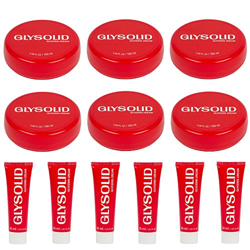 Glysolid Skin Cream 6 Jars Plus 6 Tubes - Vegan
