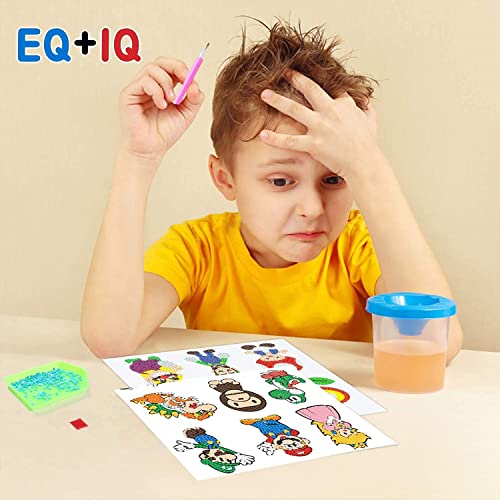 Hitomosu Diamond Painting Stickers For Kids,24 Pcs 5D Diy Diamond Art Cartoon Anime Theme Mosaic Stickers Paint By Number Kits Diamond Dots Arts And Crafts Kits For Kids Adult Beginners #TOP2