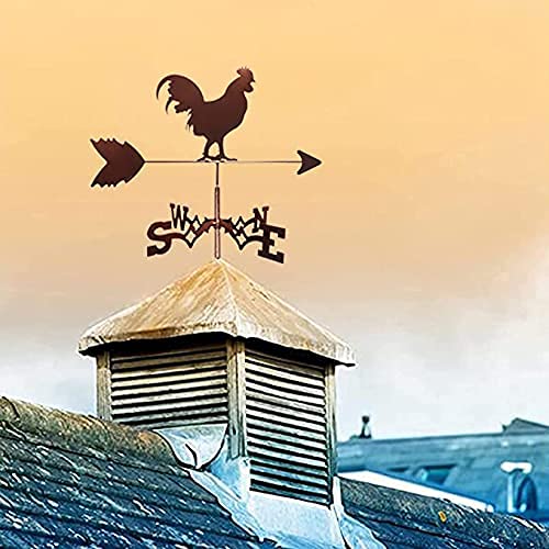 Amazon.co.jp: 風見鶏 風見鶏 鋳鉄 風見鶏 風向計 風に吹かれる庭の