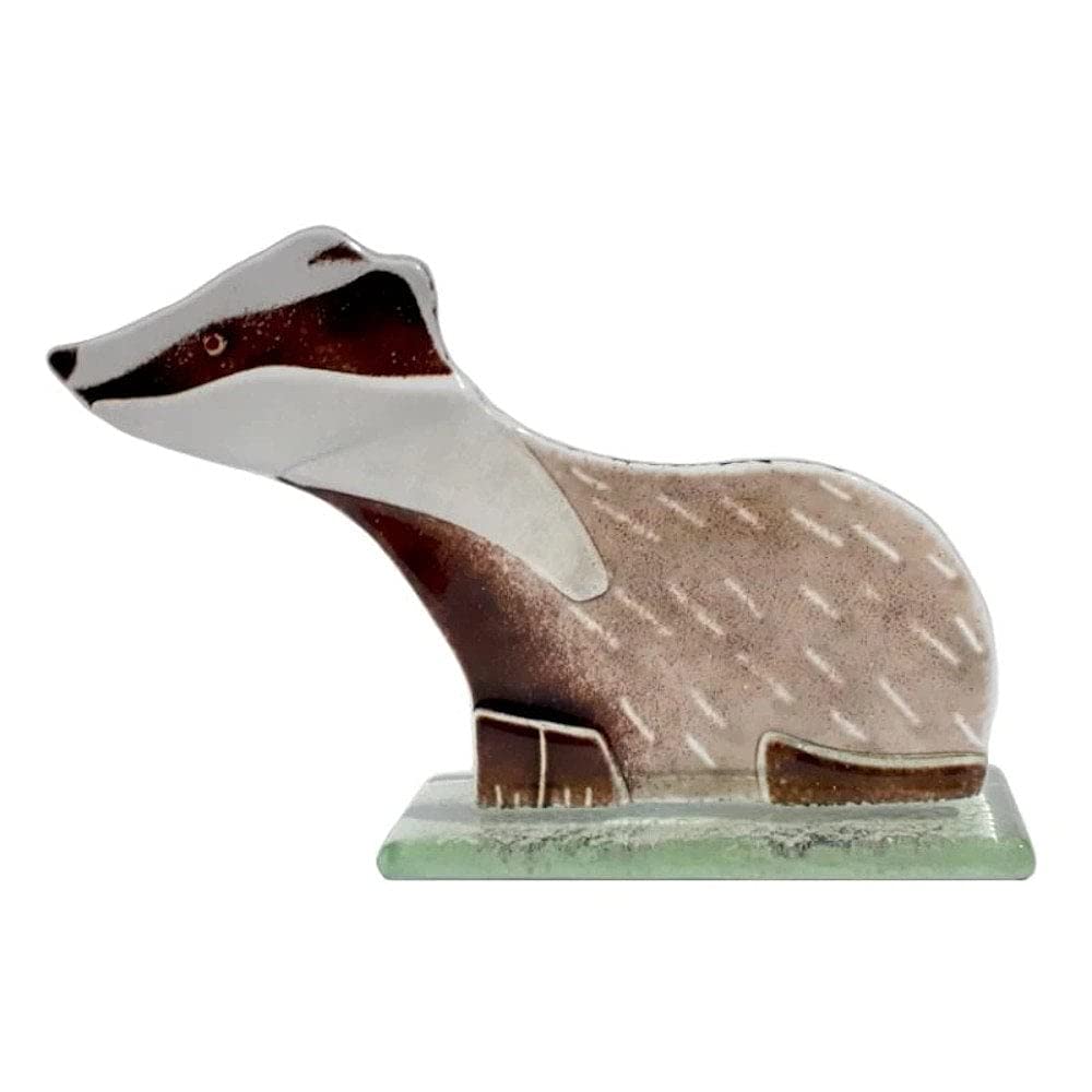 D & J Glassware Brock The Badger