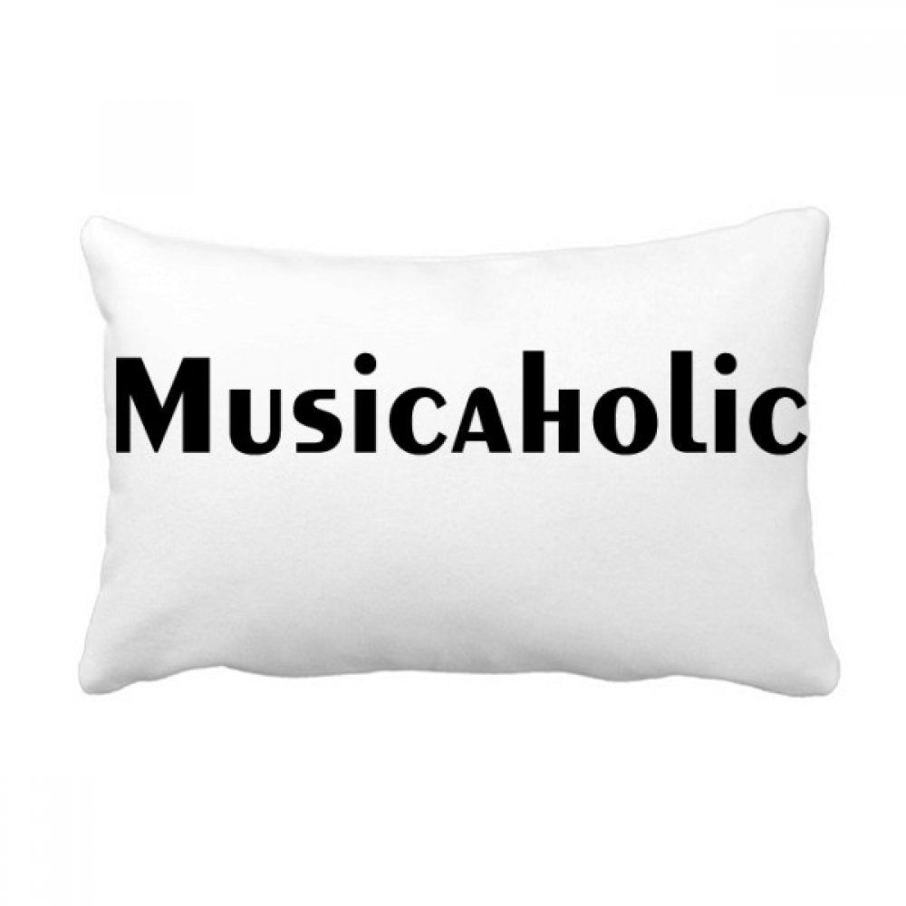 Oreiller lombaire Musicaholic multicolore avec insert pour déco de canapé