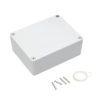 Waterproof Dustproof IP65 ABS Plastic Junction Box Outdoor Universal Electric Project Enclosure Gray 3.3"x2.3"x1.3"83mmx58mmx33mm