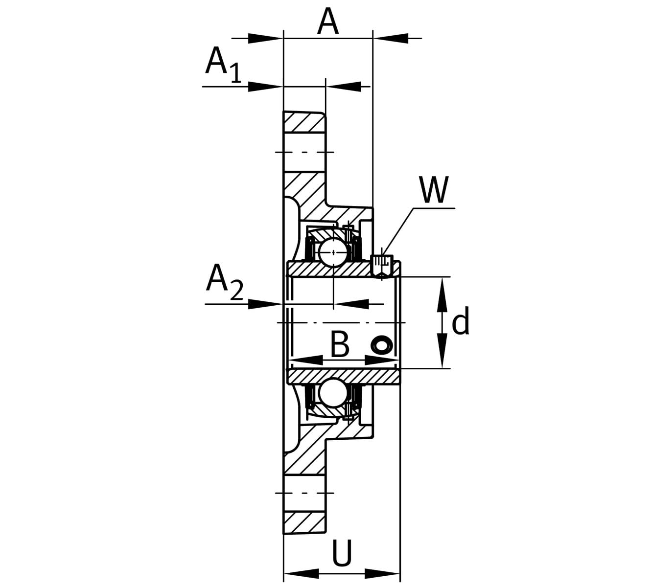 UCFA203-J7 FAG Housing and Bearing 17x-x-mm