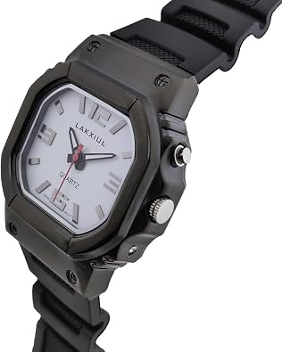 English Voice Talking Watch for Blind, Visually impaired or Elderly,Black case, Black Strap