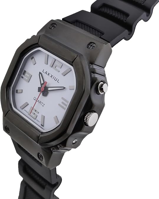 English Voice Talking Watch for Blind, Visually impaired or Elderly,Black case, Black Strap