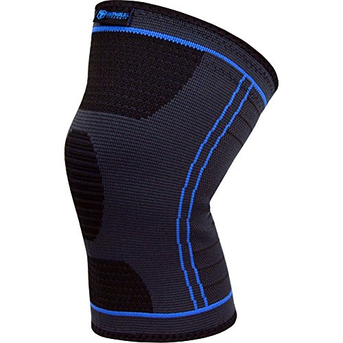 Iron Bull Strength Knee Compression Sleeve (Single) - Support Brace for Running, Jogging, Sports, Joint Pain Relief, Arthritis - Improved Circulation and Injury Recovery (X-Large)