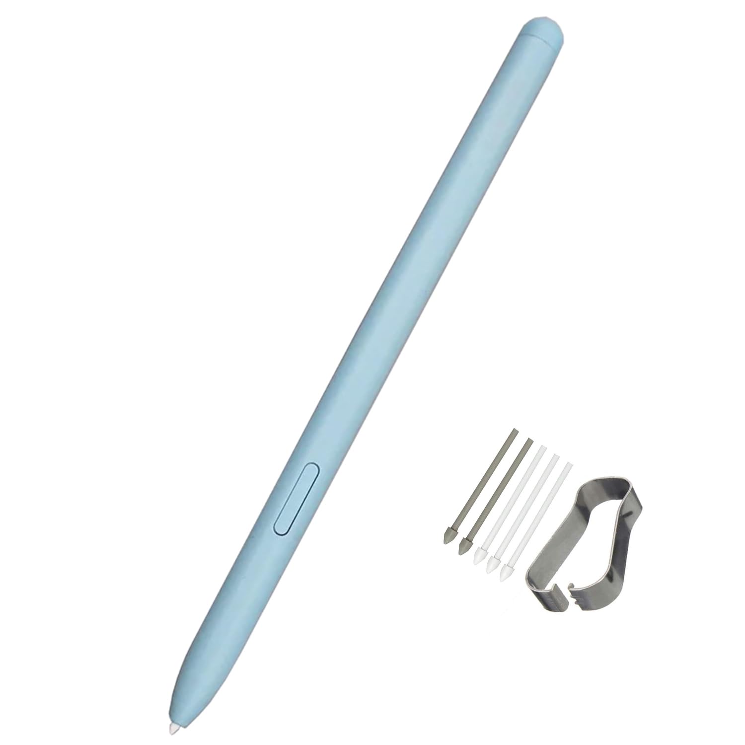 HQB-STAR S6 Lite EJ-PP610 P610 P615 S Pen Stylus for Samsung Galaxy Tab S6 Lite EJ-PP610 P610 P615 Stylus Touch S Pen Replacement +Tips/Nibs (Blue)