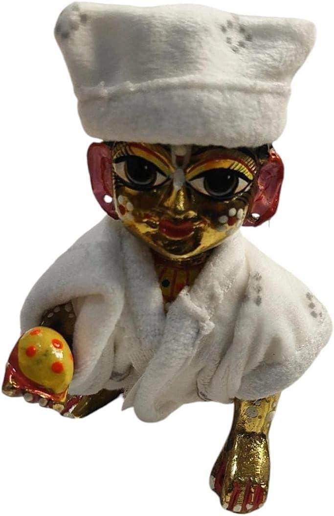Laddu Gopal Winter Night Suit | Night Suit for Ladoo Gopal | Kanha Ji | Bal Gopal | Thankur Ji (Size 4, Pack of 4)