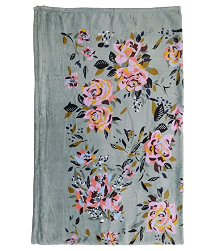 Couverture polaire en peluche Vera Bradley Rosy Outlook 80 X 50