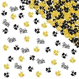 130pcs Bride To Bee Confetti, Bumble Bee Bridal Shower Paper Scatter, Gold Glitter She Found Her Honey Table Scatter, Bee Theme Wedding/Engagement Party Decoration
