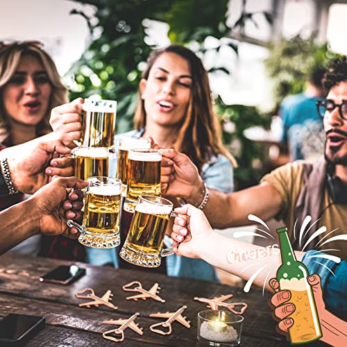 50 Pcs Airplane Bottle Opener Air Plane Beer Opener Aviation Veteran Opener Baby Shower Bottle Opener With Kraft Escort Tag For Vintage Aviation Gifts Veteran Travel Theme Party Favors Decor #TOP6