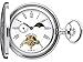 Produktbild I LUV LTD Skeleton Half Hunter Pocket Watch Chrome Polished Back - 17 Jewel Mechanical