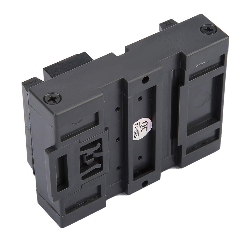 Spód view of the FX1N-10MR module showing mounting clips