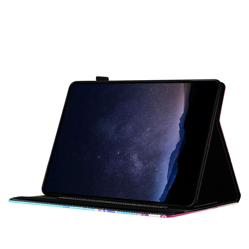 Generic Funda compatible con Kindle Paperwhite 3 (2015) E-Reader (patrón: mármol morado) funda de piel tipo cartera con tapa trasera