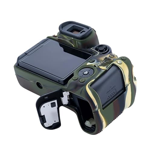Rieibi Funda de Silicona para Canon EOS R7 Cámara Digital - Cubierta Protectora de Silicona - Camuflaje - imagen 5