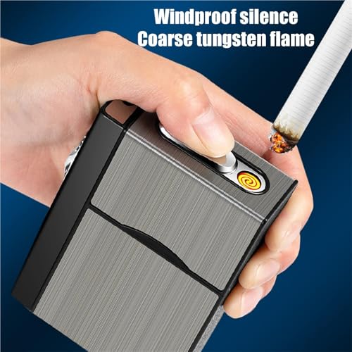 Encendedor con Estuche para 20 Cigarrillos Azul miniatura 3