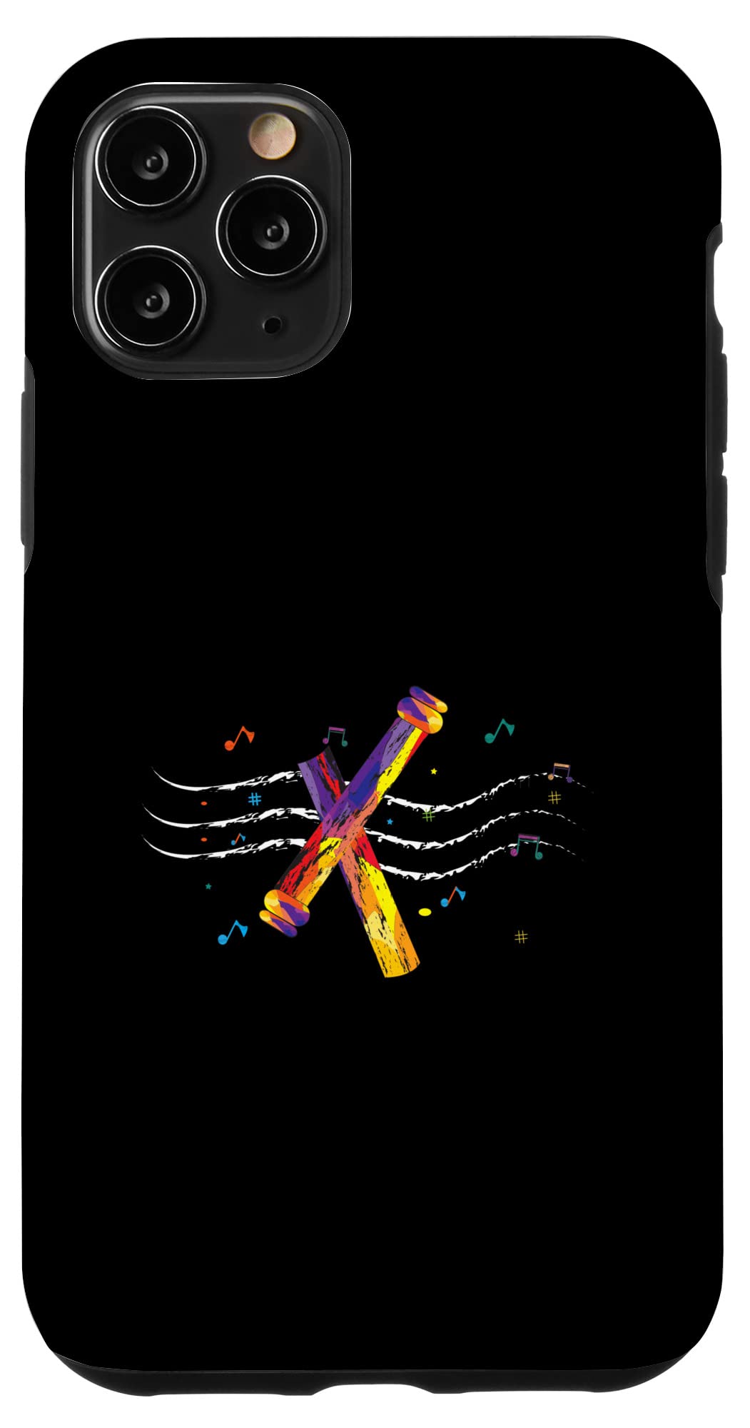 iPhone 11 Pro Musical Instrument, Music Lover, Music Teacher, Claves Case