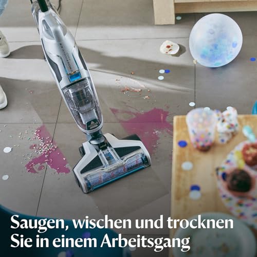 Bissell CrossWave C3 Pro, Nass Trockensauger mit Kabel, Saugt, Wischt & Trocknet, Kraftvolle Extraktion von Nasse & Trockene Schmutz, 3-in-1 Waschsauger, Nasssauger, Mehrflächenreinigung, 3555N