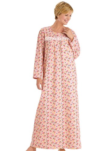 Carol Wright Gifts Printed Flannel Gown