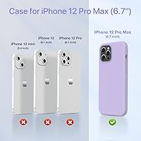 Vista 271 de Miracase Funda diseñada para iPhone 13 Pro Max con protector de pantalla, [forro de microfibra suave antiarañazos], funda protectora de silicona