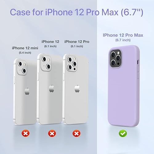 Miniatura 887 de Miracase - Funda diseñada para iPhone 11 con protector de pantalla, funda de goma de silicona líquida, protección total contra caídas y a prueba
