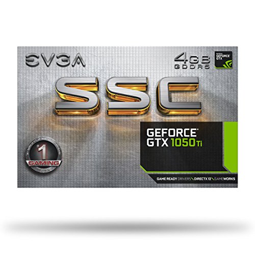 Evga Geforce Gtx 1050 Ti Ssc Gaming Acx 3.0, 4Gb Gddr5, Dx12 Osd Support (Pxoc) Graphics Card 04G-P4-6255-Kr #TOP7
