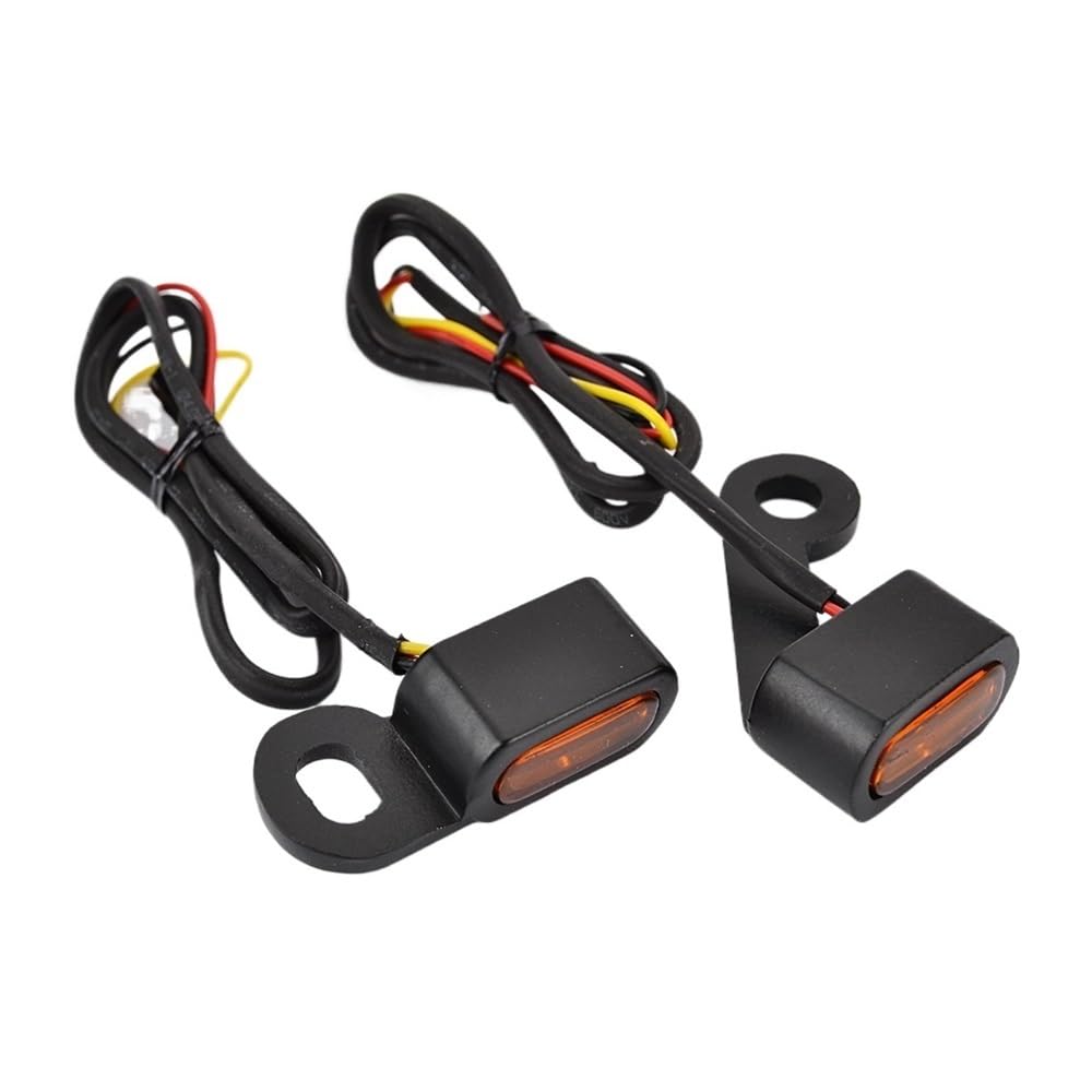 Clignotant de Moto Mini Clignotants pour Motos, 2 Pièces, Feux De Course, Clignotants De Guidon, Lampes pour Ha&rley Davidson pour Touring