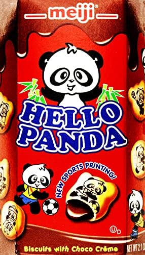 Meiji Hello Panda Cookie, Chocolate, 2.1 Ounce (Pack of 10)