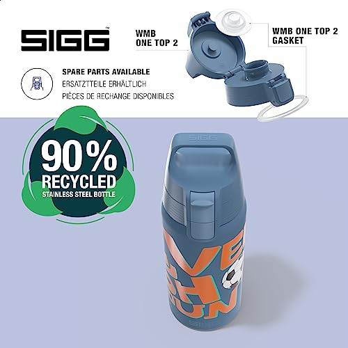 Sigg, Insulated Kids Water Bottle, Shield One Therm, Suitable For Carbonated Beverages, Leakproof, Dishwasher Safe, BPA Free - Image 4