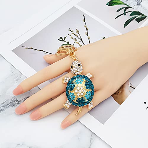 Keepdowin Key Chains Women Cute Keychains For Women Funny Anime Keychain For Her Sister Girl Birthday Gift Bag Wallet Accessories (Blue Tortoise) #TOP1
