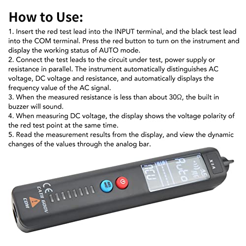 Multimètre numérique intelligent BSIDE X1A avec lampe LED - 4