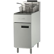 Migali C-F50-NG 50 lb Natural Gas Fryer - 120,000 BTU