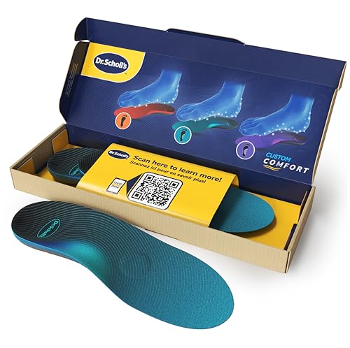 Dr. Scholl's Plantar Fasciitis Insoles - Arch Support, Orthotic Shoe Inserts for Men & Women, Flat Feet & Metatarsalgia Relief, Custom Fit 660